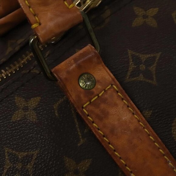 LOUIS VUITTON Monogram Keepall 55 Boston Bag M41424 LV Auth 137090 - Picture 11 of 16